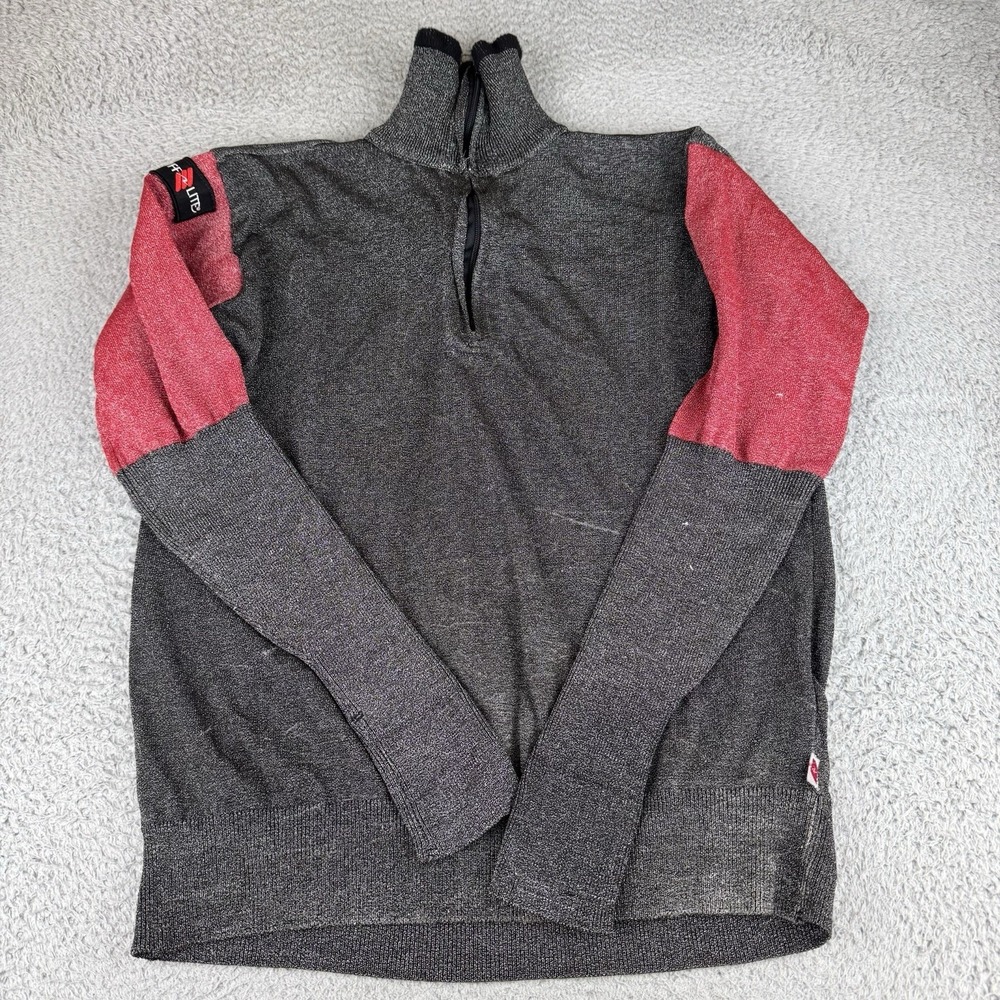 Tuff N Lite Keel Pullover Cut Abrasion Resistant Safety Shirt Mens M 1/4 Zip